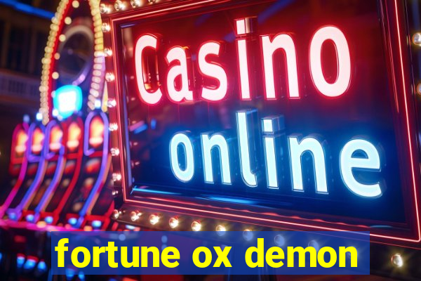 fortune ox demon